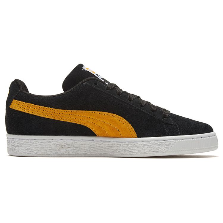 Puma Suede Classic Sports Низкие кеды Унисекс Кеды Черный Золотой 365347-85