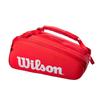 Сумка для теннисной/бадминтонной ракетки Wilson Super PK Красная (СУПЕР ТУР 15 ПК)