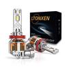 LTONXEN LED Headlight H4 New Standard Vehicle Inspection Compatible LED Bulb... (H11/H8 Fan)
