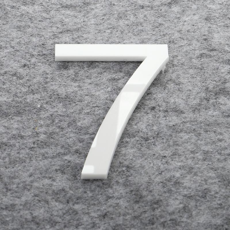 Матовая бронза золото 3D акриловые буквы номер дома настенные наклейки