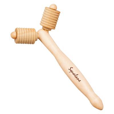 Роллер Beauna Boxwood Beauty для более узкой и полной линии лица, сделанный за 1 ролик для лица, тела, тела, Y-образной подтяжки, сквалан, Япония, (х 1)