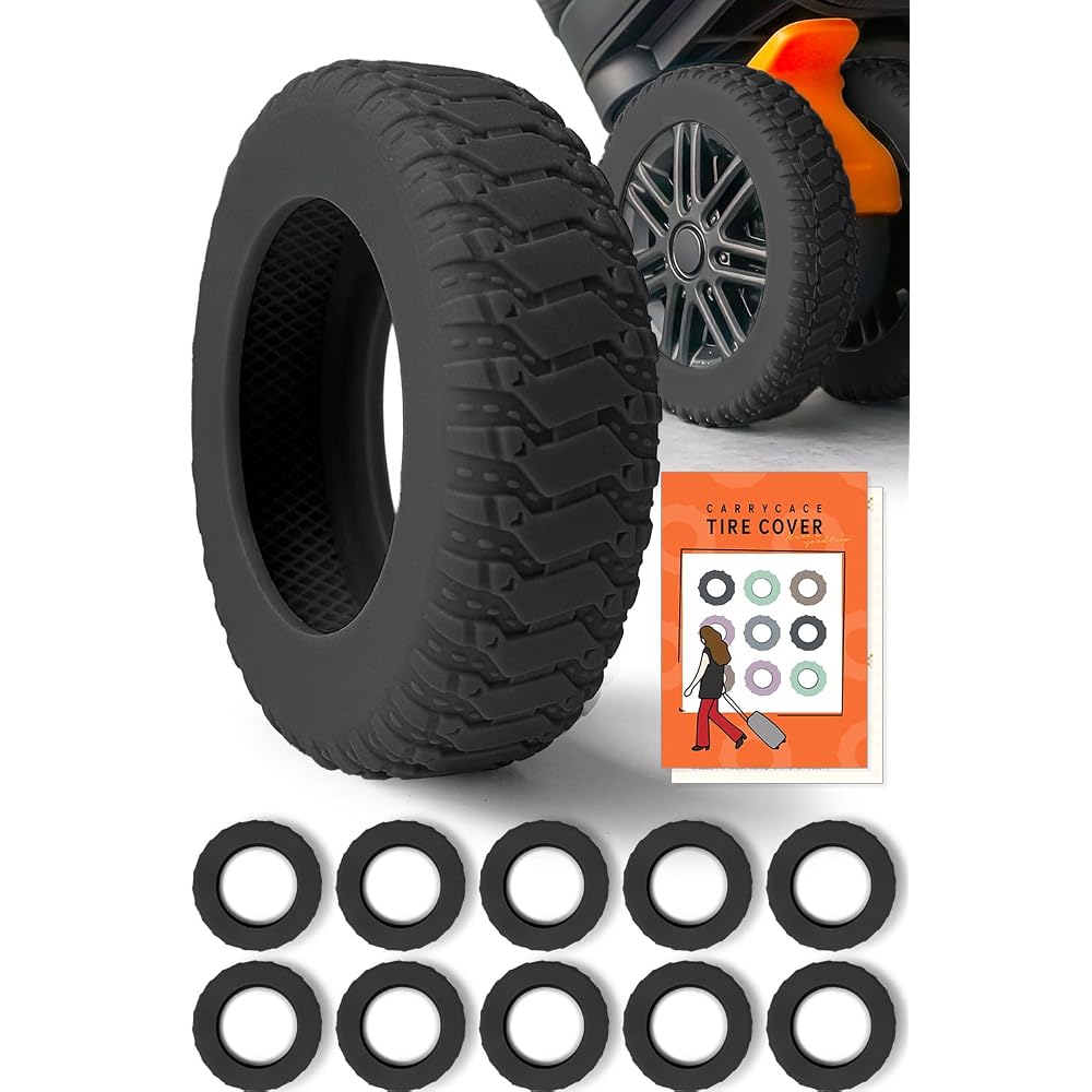Coperta Suitcase Cover with Caster Covers and Tire Covers, 10-Piece Set, 40% Coverage Increase