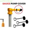 5/10 Pcs Coffee Syrup Pump Tip Cap Covers Pourer Cap Syrup Covers Caps Silicone Fits For Syrup Pump, Pour Dispenser