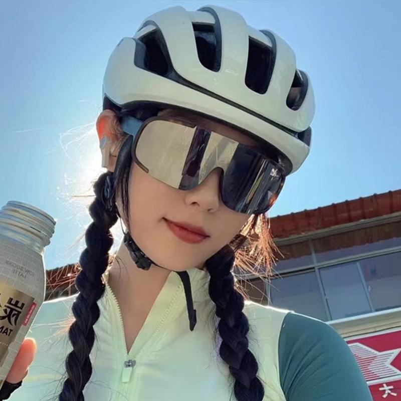 Женские солнцезащитные очки в винтажном стиле, большого размера, ветрозащитные, для активного отдыха, мужские, женские, для велоспорта, альпинизма