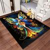 Majestic colorful butterfly fairy carpet Yoga living room room decor children's crawling mat doormat area rug games mat