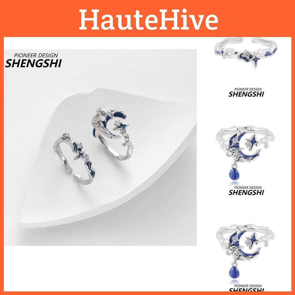 И Модное Регулируемое U-образное Кольцо Для Женщин, Имеющее Привлекательный Звездный Дизайн Небо