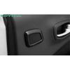 Rear Door Subwoofer Ring Cover Trim For Jeep Compass 2017-20 Deluxe Bright Black