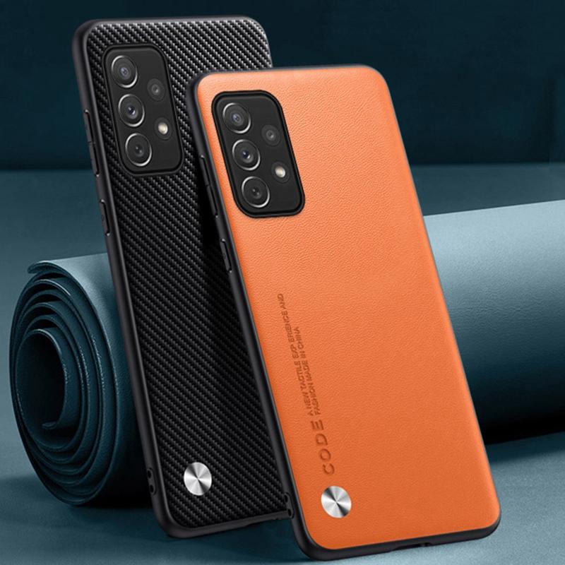 Роскошный чехол из искусственной кожи для Samsung Galaxy A32 A52 A52S A72 4G M52 5G, задняя крышка, матовый силиконовый чехол для телефона с полной защитой