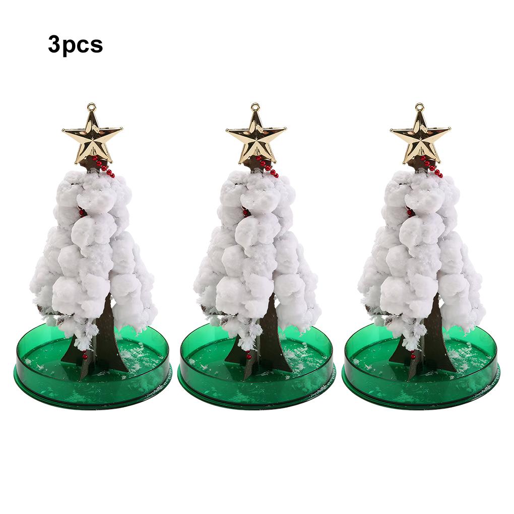 3 шт. Волшебная растущая рождественская елка DIY забавный рождественский подарок игрушка для взрослых детей домашний фестиваль вечеринка декор реквизит мини-елка