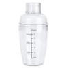 PC Cocktail Shaker with Scale Milk Teapot Juices Wine Plastic Cup for Home Bar Store350ml