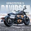 1/12 Модель мотоцикла Harley Davidson Sportster S из сплава, литая под давлением, гоночный мотоцикл, игрушка, подарок для детей, коллекция, миниатюрная машина