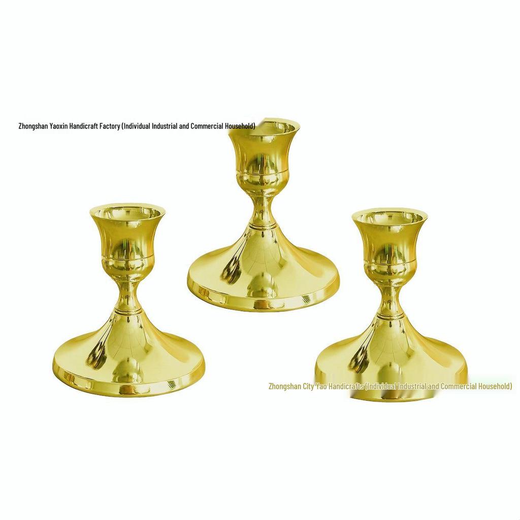 Европейский минималистичный подсвечник-украшение для ужина при свечах и свадебного декора