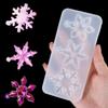 DIY Home Decoration Hanging Snowflake Resin Molds Christmas Gift Silicone Pendant Epoxy Resin Mold