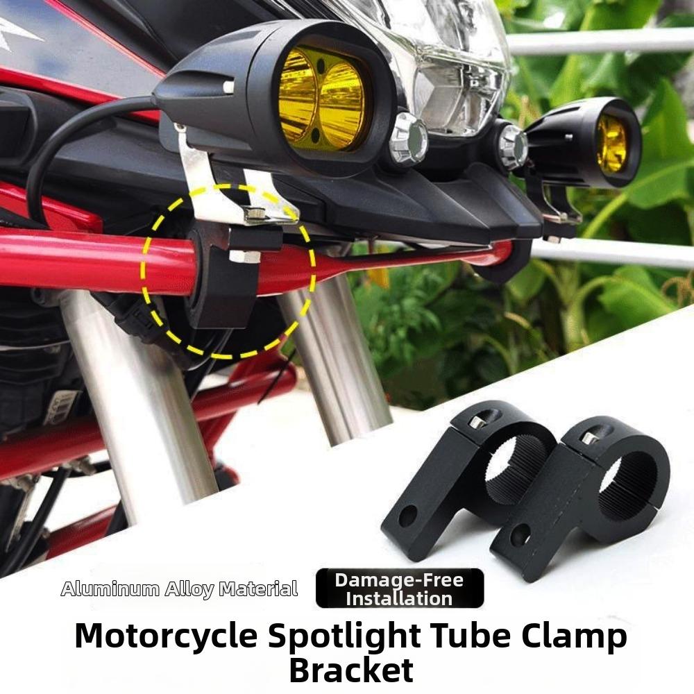 Adjustable Motorcycle LED Light Mounting Bracket Aluminum Alloy Shock Absorber New Guard Bumper