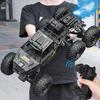 Новый 4/6WD Радиоуправляемый Автомобиль со Светодиодной Подсветкой 2.4G Внедорожник Скалолазный Распыляющий Гоночный Автомобиль Пульт Дистанционного Управления Электромобиль Устойчивый к Падениям Игрушки для Мальчиков
