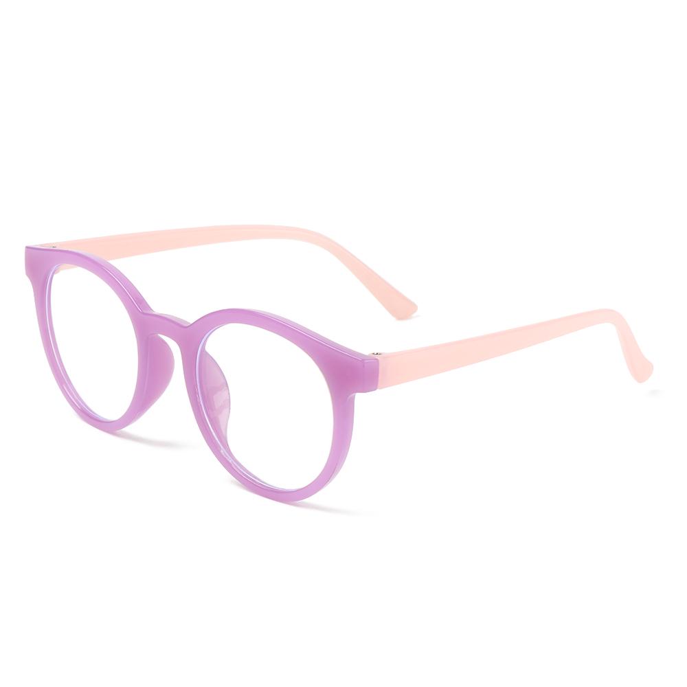 Детские очки с защитой от синего света для детей мальчиков и девочек, круглые очки со сверхлегкой оправой, защита для компьютера, очки для снятия усталости