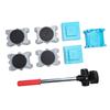 Heavy Duty Furniture Lifter Transport Tool Furniture Mover Set 4 Move Roller 1 Wheel Bar for Lifting Moving Furniture Helper