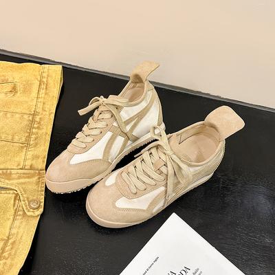 Весна и лето новые ретро модные на шнуровке с внутренней платформой женские Auruofeng легкие и универсальные