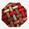 1pc Plaid Automatic Open/Close Umbrella with Windproof, 8-Rib Sturdy Canopy, Durable Ribs, Ideal for Gifts yy251117041