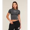 Gymshark Сверхпрочная бесшовная футболка цвета оникс B4c7n Gb7n