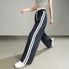 Demana Women's Side Stripe Wide-Leg Casual Pants
