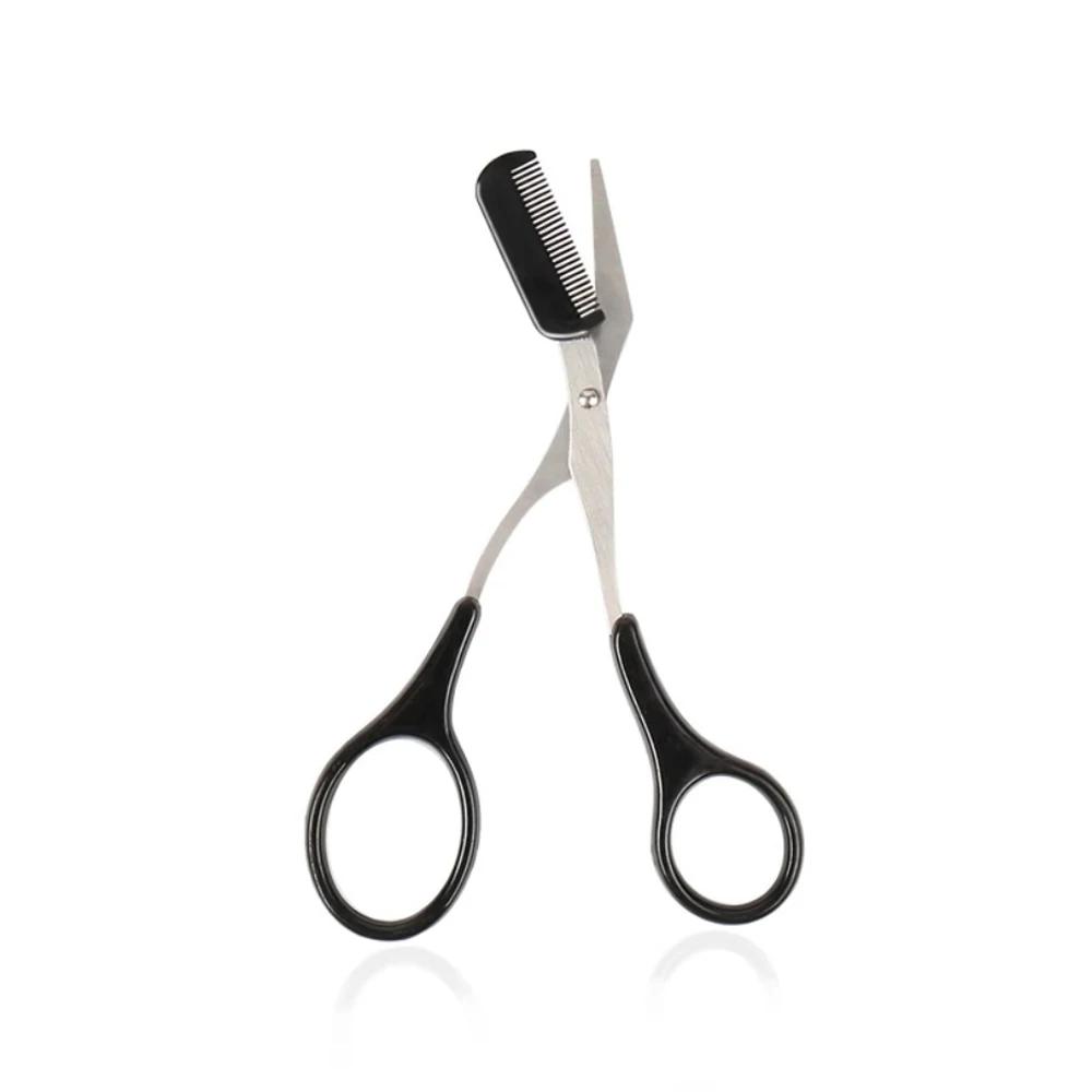 Eyebrow Trimmer Scissor Beauty Products for Women Eyebrow Scissors with Comb Stainless Steel Makeup Tools Beauty Scissors