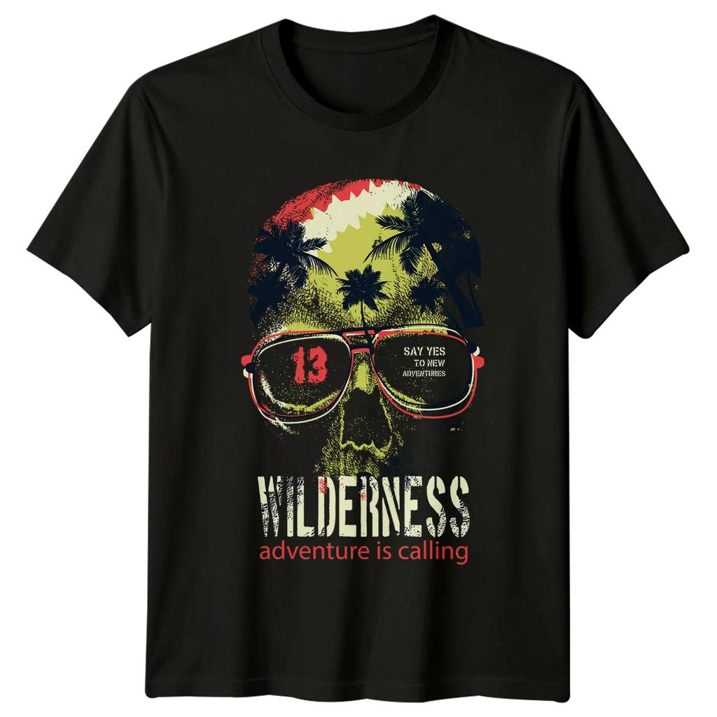 Say Yes To New Adventures Travel Adventure Wilderness Graphic Mens Womens Top