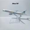 16/20 см Литой Металлический Самолет Boeing 787 Мексиканской Авиакомпании Модель Самолета Игрушка для Рождественского Подарка Домашний Декор Коллекция