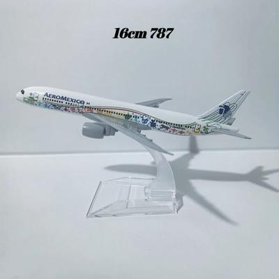16/20 см Литой Металлический Самолет Boeing 787 Мексиканской Авиакомпании Модель Самолета Игрушка для Рождественского Подарка Домашний Декор Коллекция