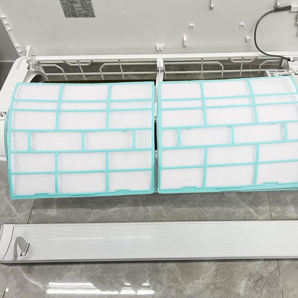 Фильтр для кондиционера 30 x 29 Пластиковая пылезащитная сетка Замена для настенного кондиционера Внутренний блок Набор аксессуаров для комнатного воздушного фильтра, 2 шт.