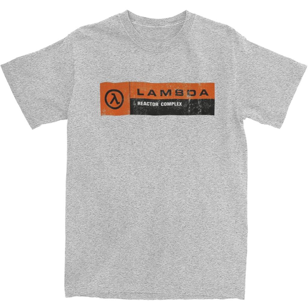 Парная футболка Смешная игра Half-Life Лямбда Реакторный Комплекс Вывеска Футболки Хип-хоп Футболки Уличная одежда Хлопковая одежда Идея для подарка