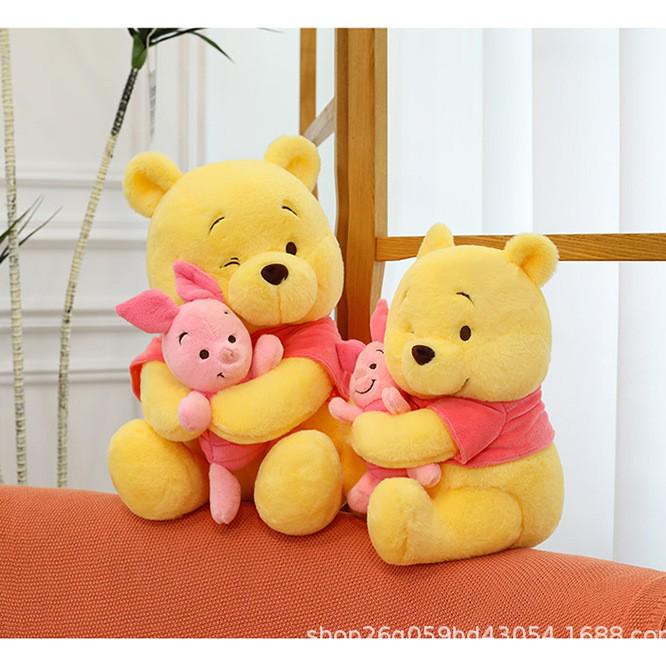 Очаровательная Мультяшная Плюшевая Свинка Winnie the Pooh Обнимающая Кукла - Идеальный Подарок для Девочек