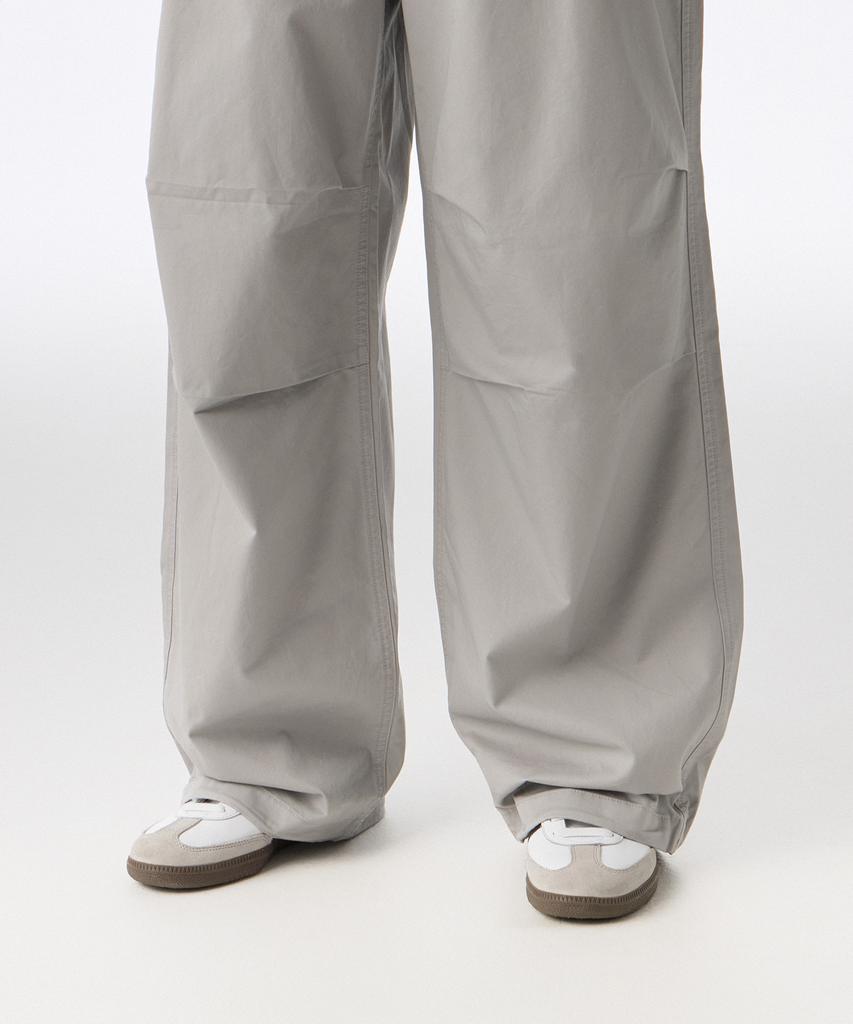 MUSINSA STANDARD WOMAN Women'S Cotton Parachute Pants [Light Gray]