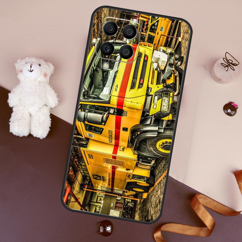 Fire Truck Case For Samsung Galaxy M13 M54 M34 M14 M56 M36 M16 M31 M11 M53 M12 M32 M52 M35 M55 M15 M06