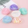 5pcs Colorful Shell Shaped Candy Gift Box Small Gift Jewelry Storage Box Girl Mermaid Theme Party Decorations Wedding Engagement