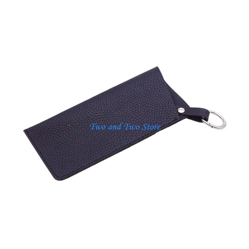 HX6F Many Purpose Eyewears Pouchs Lightweight PVC Materials Hanging Hook Protective Lining