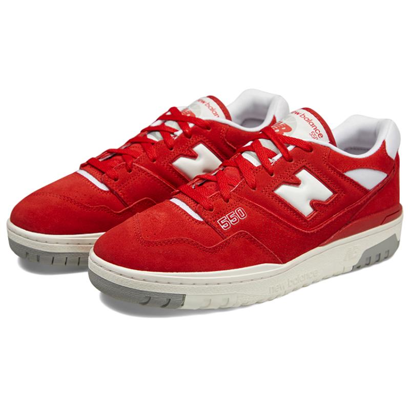 New Balance 550 Suede Pack Team Red Sneakers BB550VND