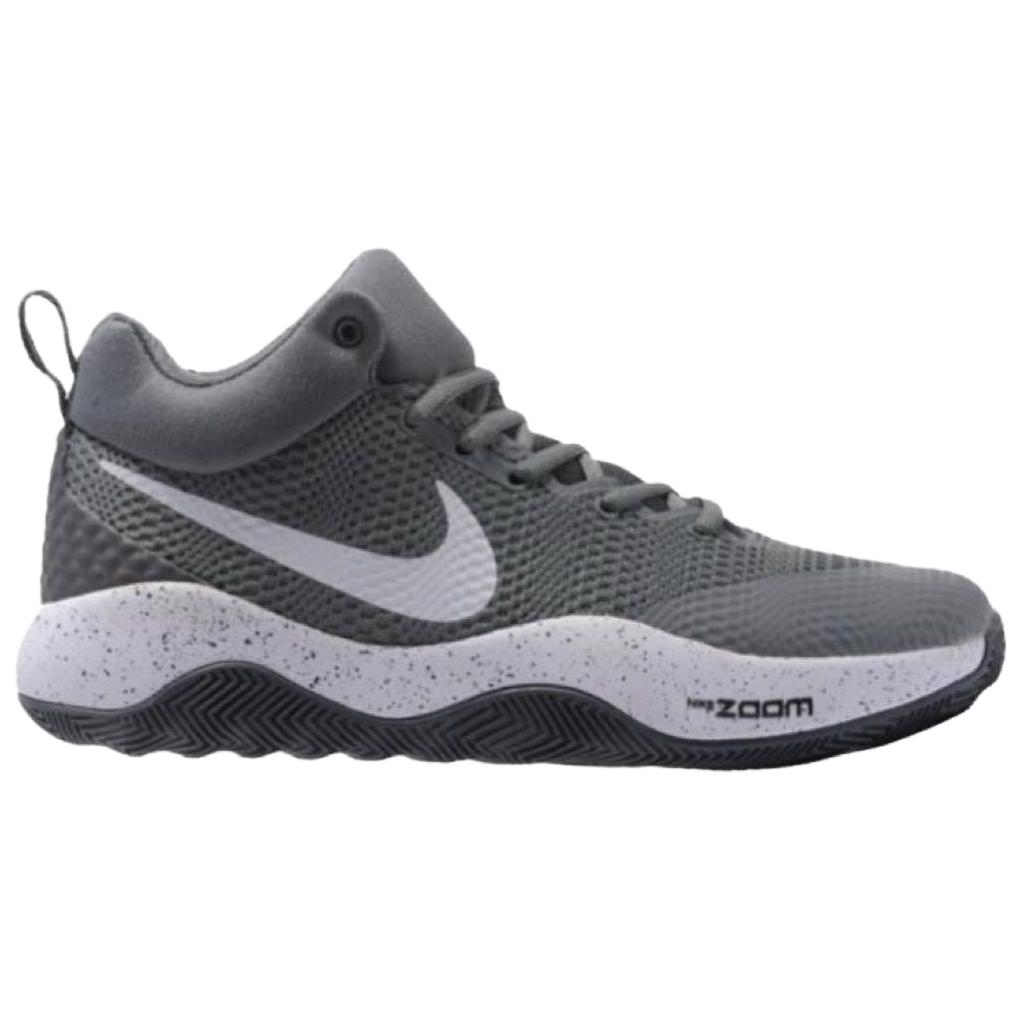 Nike Zoom Rev EP Hyperrev Comfortable Stylish Durable Mid-Top Basketball Shoes Men Sneaker Gray White 852423-011