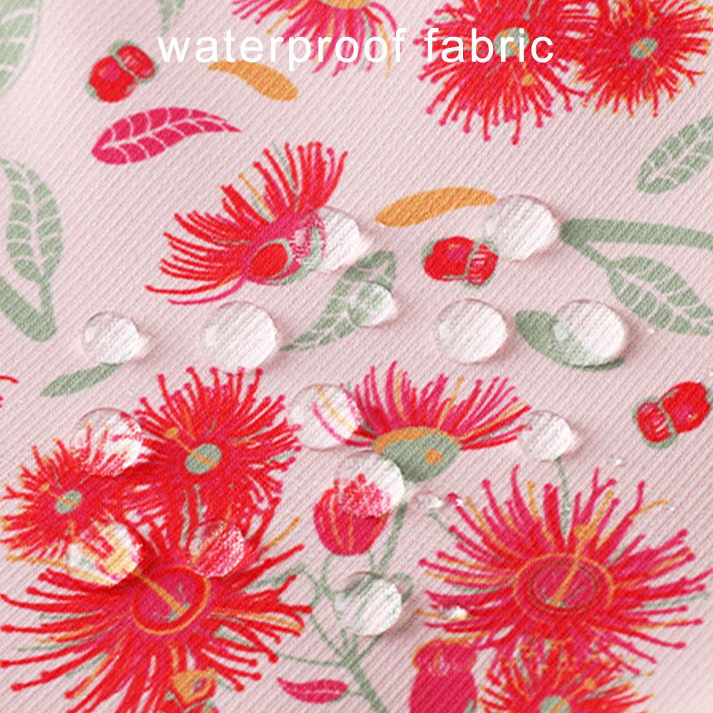 Сумка-органайзер для вязания крючком с цветочным узором, сумка для хранения пряжи, молния с ручкой-ремешком