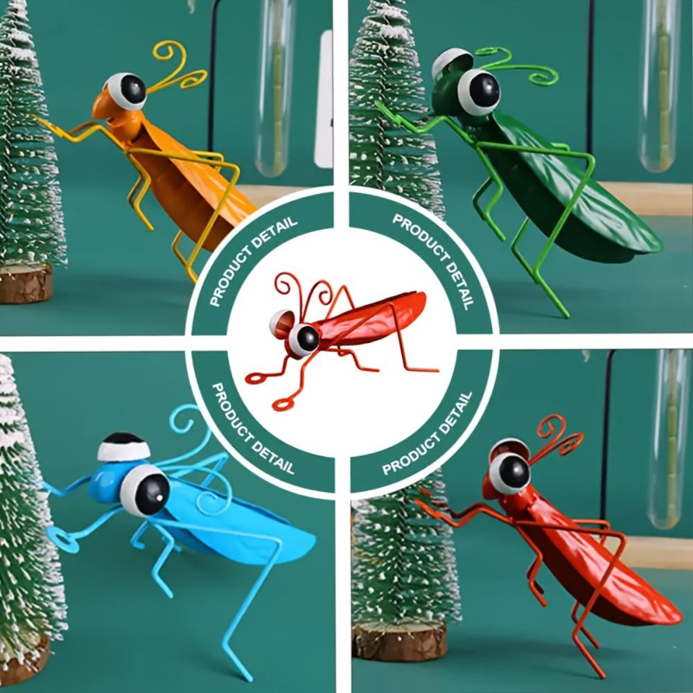 Металлическое украшение для сада в виде саранчи, 3D скульптура, настенное искусство, украшение для сада, украшение для двора, украшение для забора, украшение для стены газона, спальни, гостиной