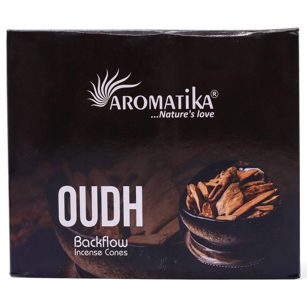 7x Oudh Masala Backflow Incense Cones Pack of 10