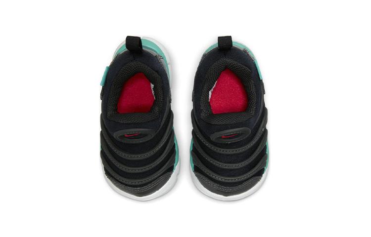 Nike Кроссовки Dynamo Free Caterpillar из синтетической кожи низкие для малышей Черно-синие для младенцев и малышей 343938-029