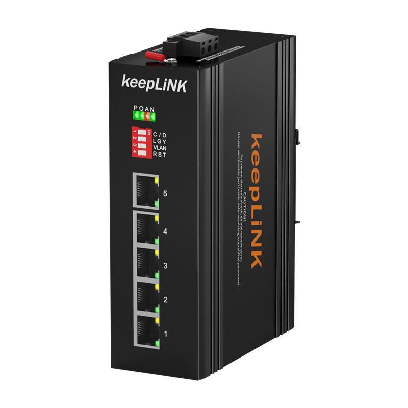 Неуправляемый промышленный Ethernet-коммутатор серии keepLINK KP-9000