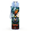 1PC Retro Steam Train 750ml Color Plastic Sports Water Bottle Leakproof Flip Straw Lid Suitable for Sports Office Home Use