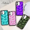 Чехол для телефона Melted Smiles для iPhone 11 12 13 14 Pro Max mini X XR XS SE 2020 5 6S 7 8 Plus Samsung Galaxy S21 S22 Cover shell