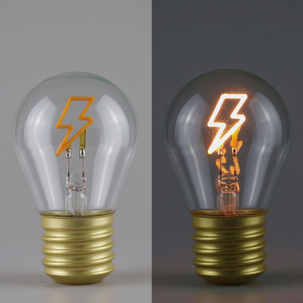 Cute Cartoon LED Bulb Night Light, Rechargeable, Colorful Decorative Portable Lamp