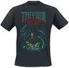 Футболка с логотипом Trivium для мужчин и женщин, металл, рок-группа, графическая футболка, 100% хлопок, летняя уличная одежда, топ