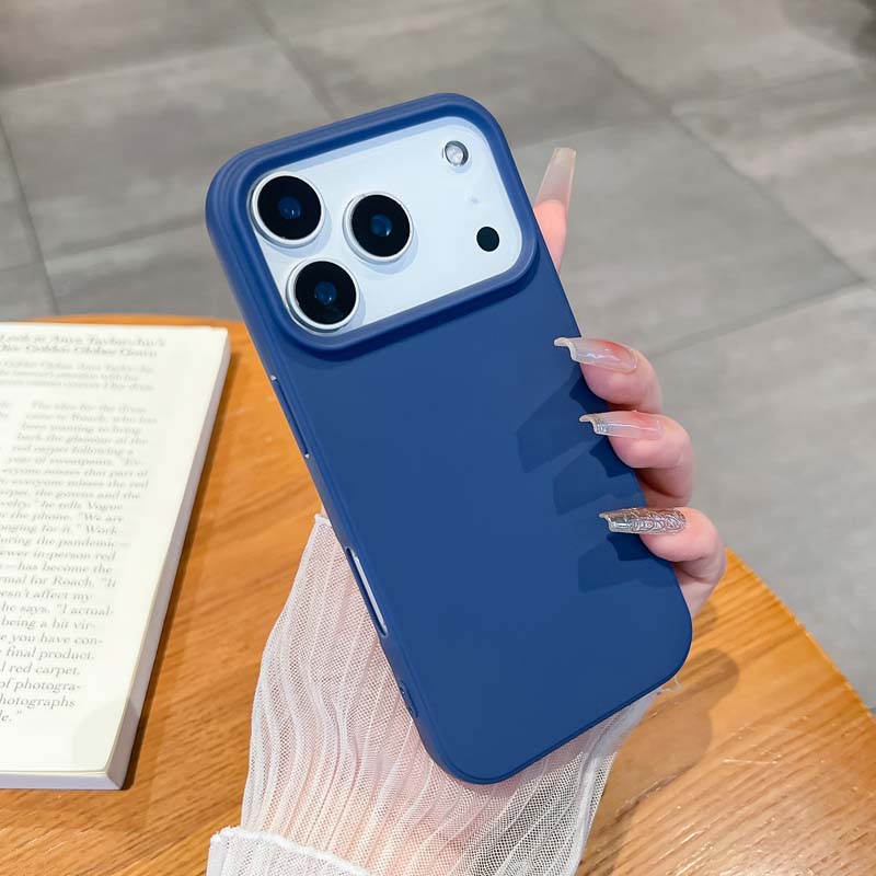 Роскошный матовый чехол из силикона TPU конфетного цвета с мягким на ощупь покрытием для IPhone 17 Air 16E 15 14 13 Pro Max, устойчивый к пятнам, противоударный чехол