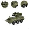 Friction Powered Pull Back Car Push and Go Truck Pretend Play Kids Armored Vehicle for 2 3 4 5 6