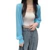 Lazy Shawl with Thin Sunscreen Cardigan Top, Summer High-end Sweet Short Hollow Knitted Sweater for Women